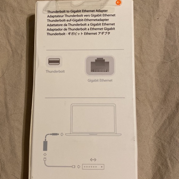 Apple Thunderbolt to Gigabit Ethernet Adapter - Discounted Shipping - Picture 2 of 2